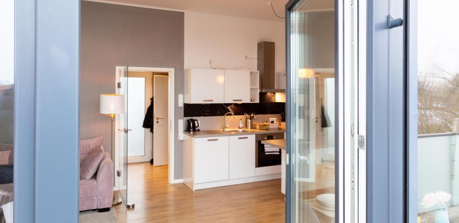 Micasa Ol - Modernes Penthouse - Stellplatz - Kueche - Wlan - Dachterrasse Appartement Oldenburg Buitenkant foto