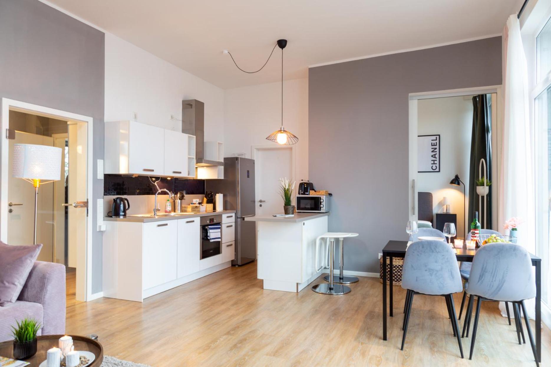 Micasa Ol - Modernes Penthouse - Stellplatz - Kueche - Wlan - Dachterrasse Appartement Oldenburg Buitenkant foto